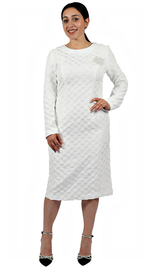 WHITE ELEGANT DRESS